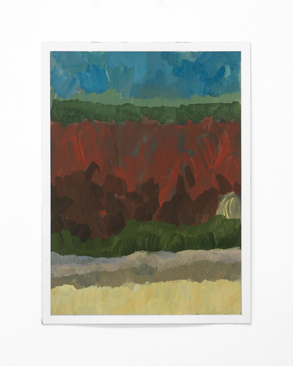Minna H. Lappalainen painting on paper