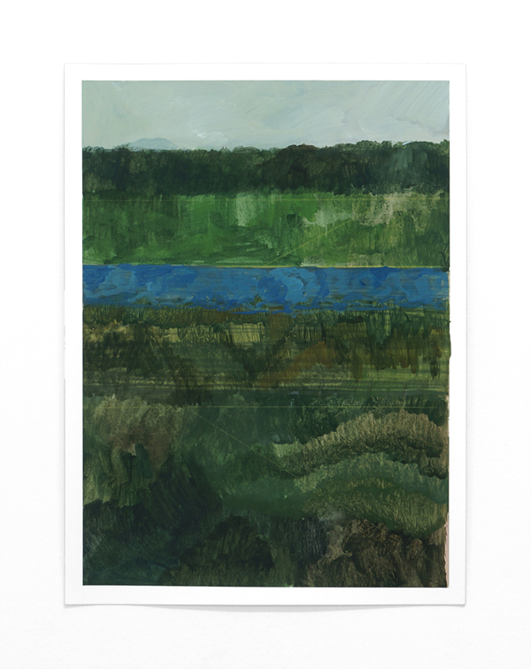 Minna H. Lappalainen painting on paper