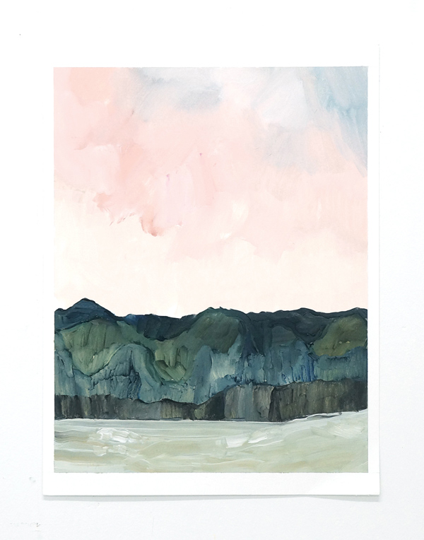 Minna H. Lappalainen painting on paper