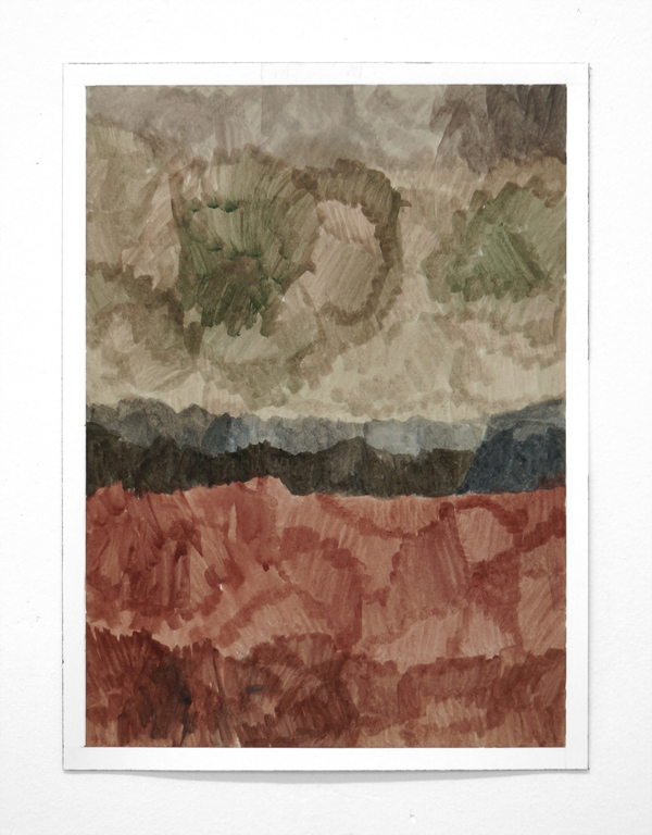 Minna H. Lappalainen painting on paper