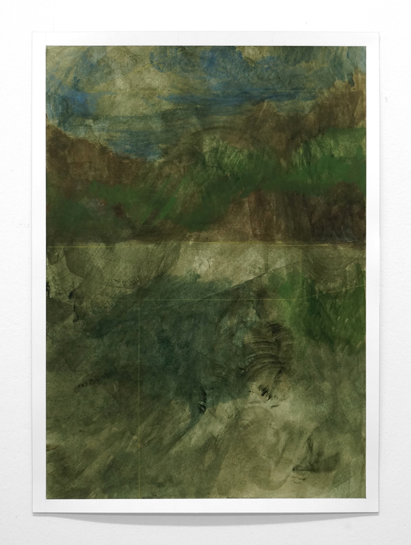 Minna H. Lappalainen painting on paper